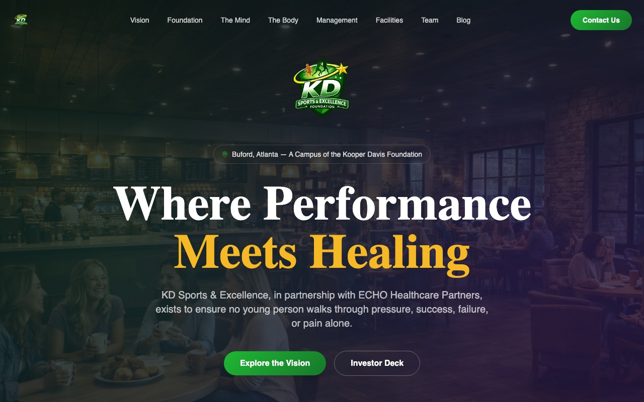 Heartspace — KD Foundation website