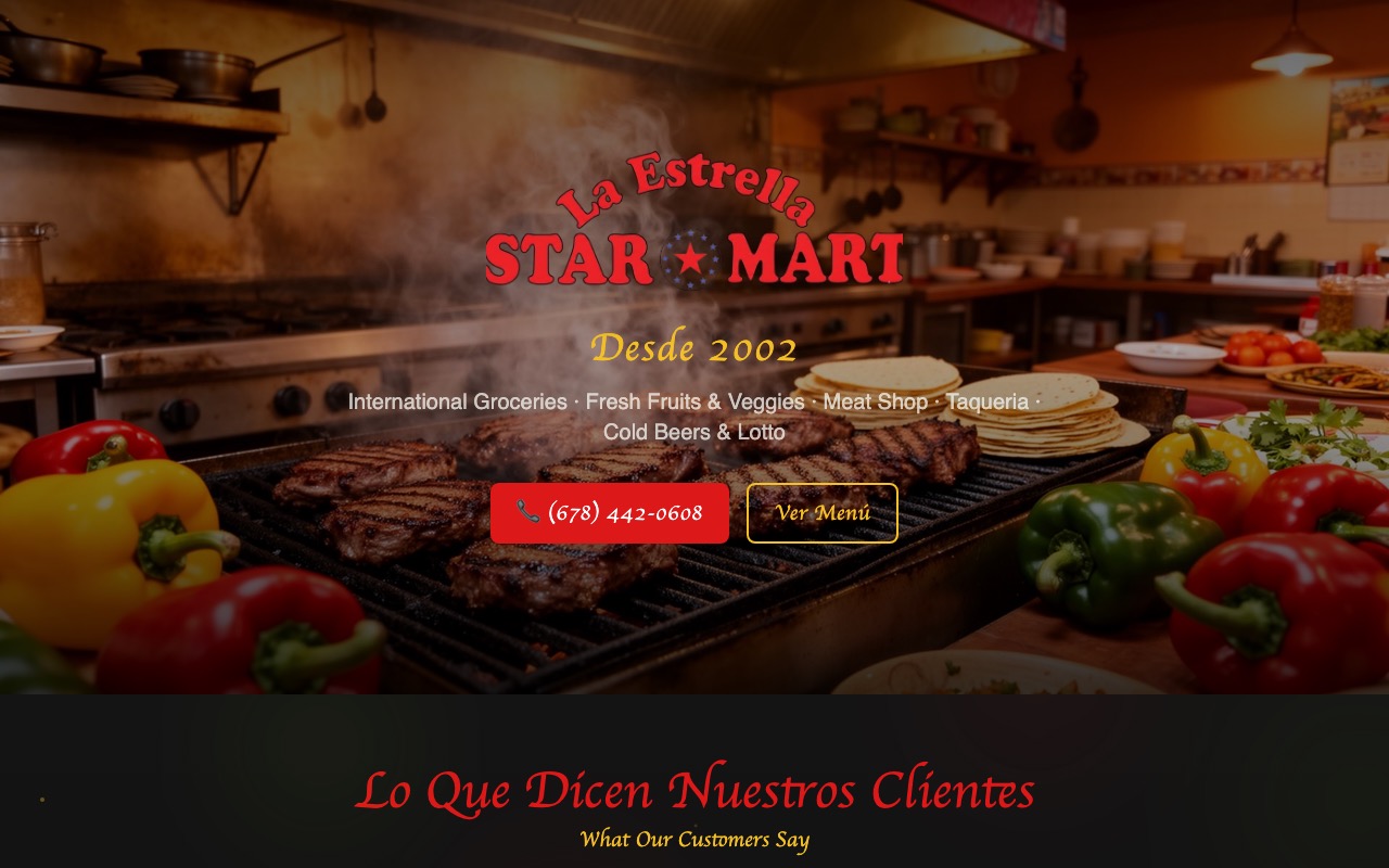 Star Mart website